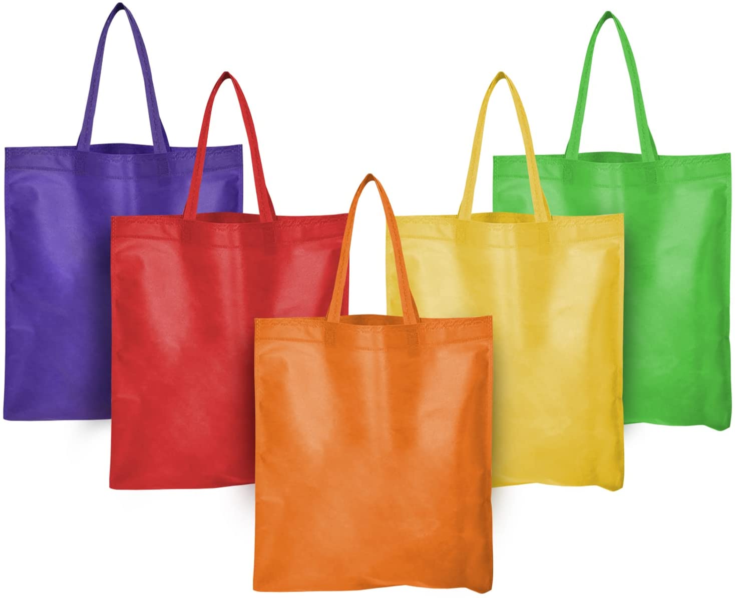 Wholesale Red Color Canvas Reusable Shopping Tote Bags in Bulk