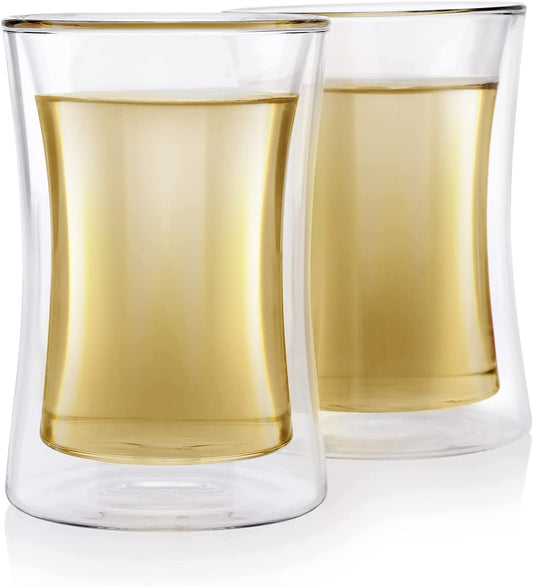 High borosilicate glass double wall with OEM GLA-004