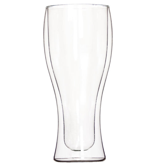 hand made heat resisting pyrex double wall glass wine beer cups GLA-006