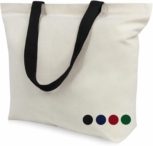Custom Design Blank Promotional Cotton Canvas Tote Bags SB-002