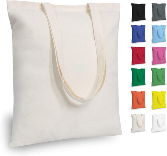 Custom Design Blank Promotional Cotton Canvas Tote Bags SB-001