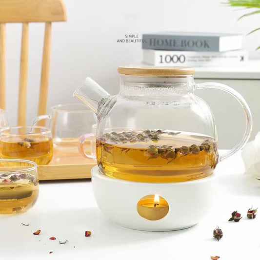 Glass Teapot With Infuser For Loose Tea And Blooming Tea GLA-A001