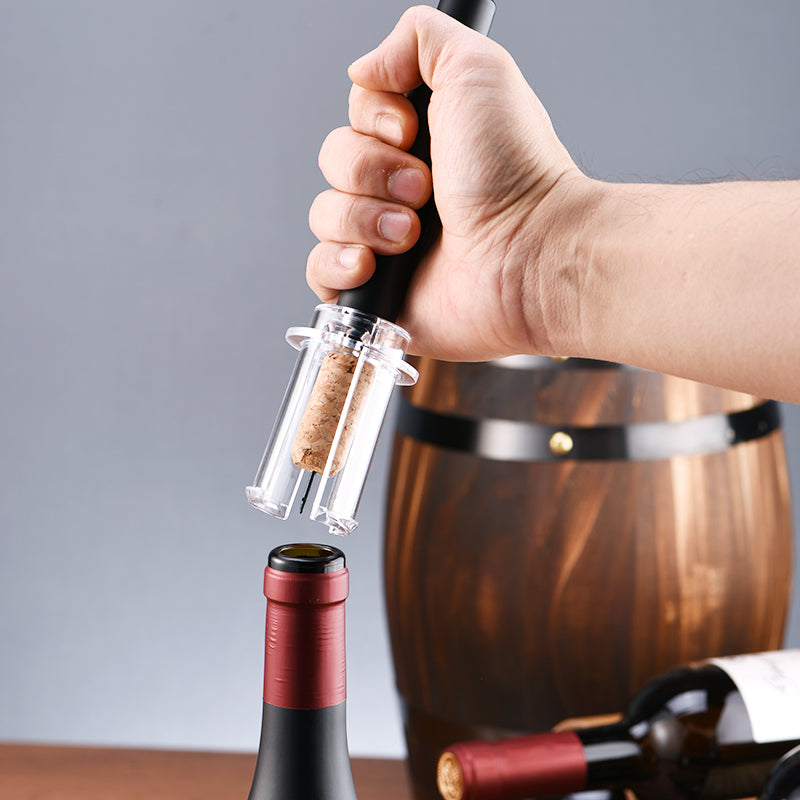 Safety Design OEM Air Pressure Pump Air Cork Corkscrew For Red Wine WO-A02