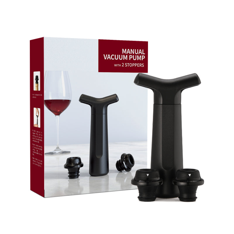 Direct Manufacturer Cheap Wine Saver Vacuum 2 Pump Bottle Stoppers Wine Accessories WS-006