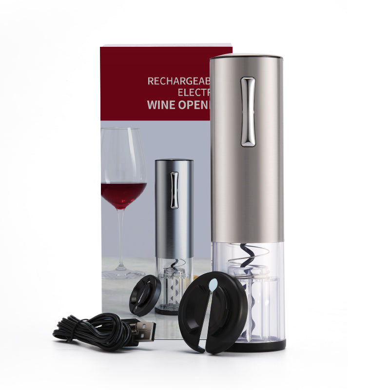 Hot Sales Wine Opener Electric Stainless Steel Wine Corkscrews Rechargeable Wine Opener WO-006