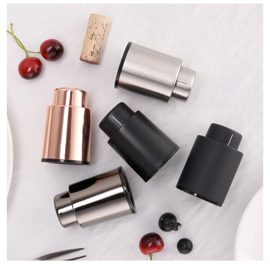 Bar Accessories Gift Wine Stop Vacuum Wine Pump With Date Mark WS-004