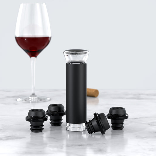 Wine Vacuum Pump Stainless Steel Bottle Stopper WS-005