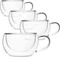 Insulated Coffee Cups, Double Wall Glass Tea Cups, Glass Cups GLA-H009