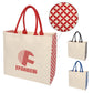 Wholesale Custom Printed Canvas Handbag Eco Reusable Cotton Shopping Tote Bag Handbag Set SB-005