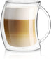 Double Wall Insulated Glass Coffee Cups GLA-H010