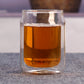 Hot sale new design Cola shape borosilicate double wall glass for beer GLA-005