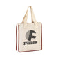 Wholesale Custom Printed Canvas Handbag Eco Reusable Cotton Shopping Tote Bag Handbag Set SB-005