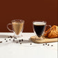 Double Walled Glass Coffee Mugs with Handle,Insulated Layer Coffee Cups GLA-H003